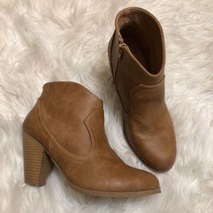 Brown booties